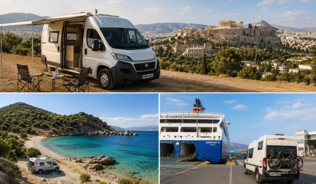 yunanistan karavan kampı rotası güney