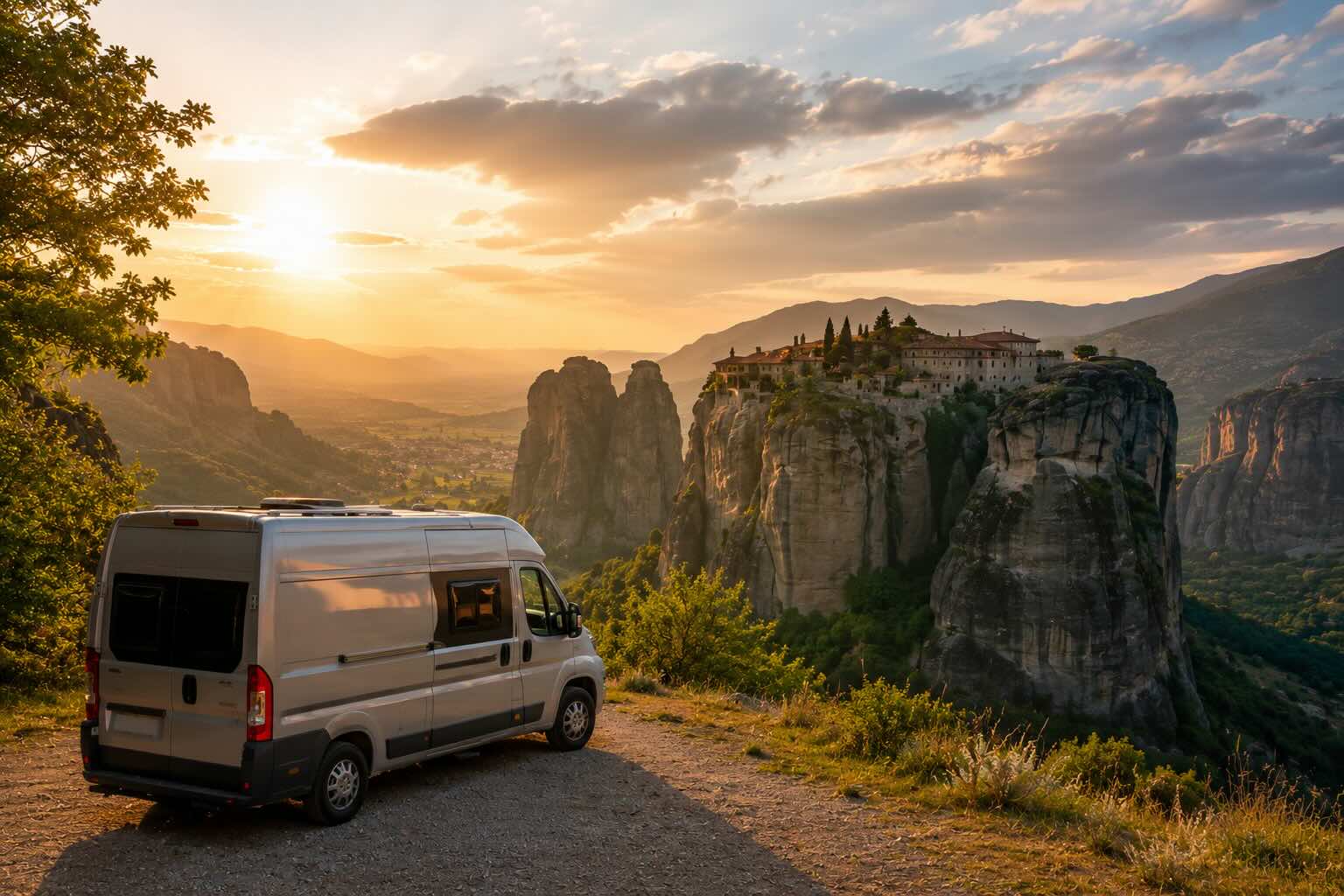 yunanistan karavan kampı rotası