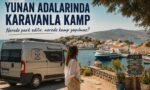 yunan adalarında karavanla kamp