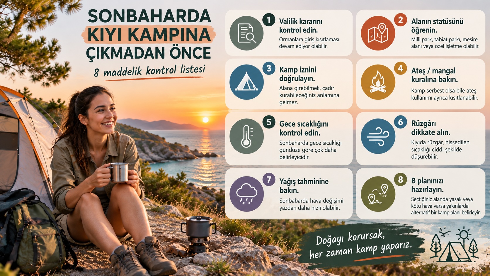 Sonbaharda Kıyı Kampı